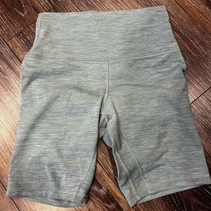 Lululemon Bike Shorts 6 light green